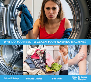 Viên sủi bọt để làm sạch sâu Máy Giặt máy giặt sạch hơn 24 viên làm sạch sâu - Product Image 5