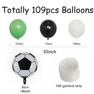 Kit d'arche de ballons à thème football en promotion pour décorations de fête d'anniversaire pour enfants - Product Image 2