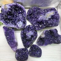 Cristaux naturels de haute qualité, artisanat Feng Shui, amas de cristal d'améthyste, géode du Brésil, pour le bureau, la maison, Feng Shui