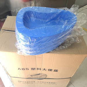 Urinoir en plastique bleu, pot de toilette, commode pour patients âgés et femmes enceintes, dispositif médical - Product Image 1