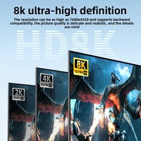 Commutateur HDMI 5 entrées 1 sortie 4K60Hz Ultra HDR avec télécommande IR, transmission haute vitesse 40 Gbps, pour TV, ordinateur portable, ordinateur