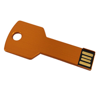 Clé USB en forme de clé personnalisée 4 Go, 8 Go, 16 Go, 32 Go, 64 Go clé USB en métal, clé USB cadeau promotionnel avec logo