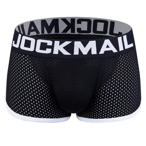 <span class=keywords><strong>Boxer</strong></span> da Uomo a Vita Bassa in Maglia Traspirante con Imbottitura Finta per Glutei, Eco-Friendly, Push-Up, per Palestra - Product Image 3