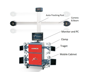 Alineador de Ruedas Automático <span class=keywords><strong>Launch</strong></span> X831S con Seguimiento Automático, Máquina de Alineación de Ruedas <span class=keywords><strong>3D</strong></span> Móvil - Product Image 4