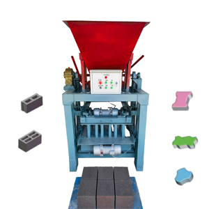 Máquina Semiautomática para Fabricar Bloques de Hormigón Tipo Tolva 4-35B, Equipo de Producción de Ladrillos de Alta Eficiencia - Product Image 2