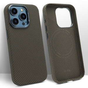 Funda de teléfono de lujo VIETAO para Iphone 15 Pro Max fibra de carbono caliente magnética con estilo de lente de cámara con estampado de Metal - Product Image 4