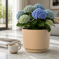 Pot Bunga Plastik PP Minimalis Modern Grosir, Ringan, Tahan Lama, Berlubang Drainase, Ukuran Besar, Untuk Tanaman Indoor/Outdoor