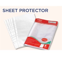Protector de Láminas de Polipropileno Transparente (PP) de 11 Orificios, Grosor de 25-125 Micras, Contenedores de Cristal