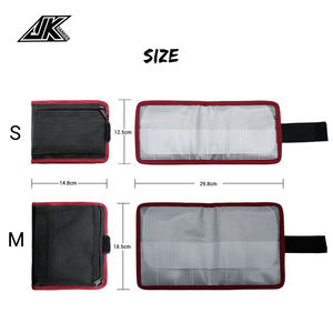 Bolsa de Pesca JK de PVC, Serie de Bolsas de Aparejos de Pesca con Ranuras de Malla Resistente para Lago, Río y Arroyo - Product Image 2