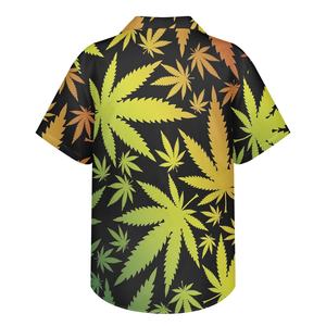 T-shirts personnalisés d'été Hawaii Fiesta Camisa Hawaiana Algodon Para Hombre Chemise <span class=keywords><strong>Hawaienne</strong></span> Aloha Beach Chemise décontractée tropicale pour homme - Product Image 3