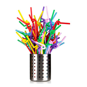 Pajitas Desechables de Colores, Flexibles, para Té con Leche, Jugos y Bebidas, Modelo Hecho de Plástico PP para Alimentos y Bebidas - Product Image 5