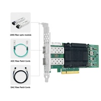 Carte réseau LRLink Fiber Intel E810 LRES1021PF-2SFP28, 2 ports PCIe V4.0x8, adaptateur réseau Ethernet, serveur interne filaire, en stock