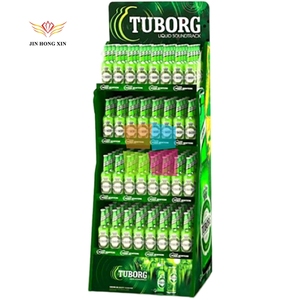 Wandstandaard Plank Met Led Licht Metalen Alcohol Fles Rack Wijn Vitrinekast Voor Winkel Of Bar - Product Image 5