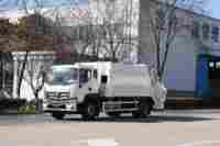Camion compacteur d'ordures municipales diesel, châssis Foton, moteur Cummins, 4x2, pompe, pneus double charge lourde, moteur, boîte de vitesses