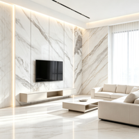 Carrelage mural imitation brique Yanting en porcelaine polie haute brillance, écologique, moderne, 80x2600mm, 9mm, étanche, pour salon et jardin