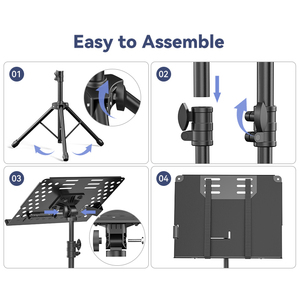 Trọng Lượng Nhẹ Xách Tay Linh Hoạt Máy Tính Xách Tay Sàn Đứng Làm Mát Khay Tripod Hiển Thị Thủng Miễn Phí Máy Chiếu Đứng - Product Image 6