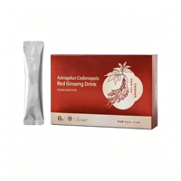 Boisson à l'Astragale, au Codonopsis et au Ginseng Rouge, Boisson à base d'extraits d'herbes naturelles, Boisson végétale saine pour un complément quotidien