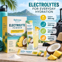 Compléments énergétiques pour la musculation en marque blanche OEM, mélange d'hydratation, boisson électrolytique, poudre de noix de coco électrolytique