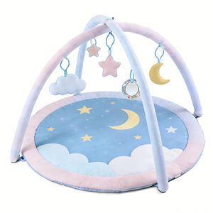 Tapis d'éveil lavable Ciel étoilé pour bébé avec jouets suspendus pour la chambre des enfants et les jeux de ramper - Product Image 2