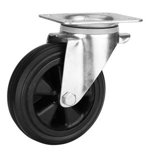 Butées en caoutchouc <span class=keywords><strong>Chariot</strong></span> Plat Libre <span class=keywords><strong>Roulette</strong></span> Pour Faire Du Shopping Avec Bouchon - Product Image 2