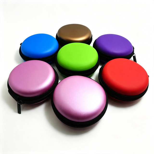 Custom Color Eva Earphone Carrying Case Protective Storage Portable Case for Mini Earphones Headphone Wireless Earphone Case