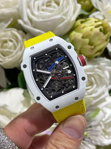 Reloj de Fibra de Carbono de Lujo 2026, Ultrafino (7.8mm), Ultraligero (35g), Automático, Deportivo, Mecánico, Estilo Hip Hop, con Correa de Goma - Product Image 3