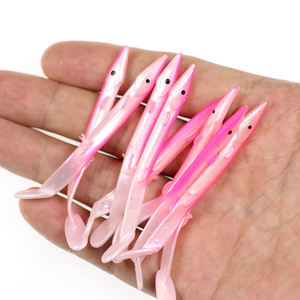 Multi-colore Sabiki Rig <span class=keywords><strong>anguilla</strong></span> esca morbida in plastica <span class=keywords><strong>artificiale</strong></span> per la pesca in acqua salata taglie 7cm 8.5cm 11.6cm - Product Image 6
