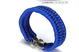 <span class=keywords><strong>Bracelet</strong></span> Paracord pour homme avec manille en D en acier inoxydable pour l'escalade et la <span class=keywords><strong>survie</strong></span> Accessoire pour activités <span class=keywords><strong>de</strong></span> plein air - Product Image 4