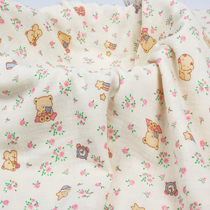 Offre Spéciale – Tissu en Mousseline de Coton Quatre Saisons Doux, Absorbant et Hypoallergénique – <span class=keywords><strong>Double</strong></span> <span class=keywords><strong>Gaze</strong></span> pour Pyjamas Enfants, Serviettes de Bain et Vêtements en Tissu - Product Image 6