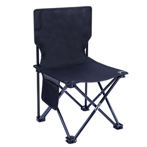 Chaise pliante en métal pour l'extérieur, design carré minimaliste moderne, portable, pour le camping, la pêche, la peinture - Product Image 2