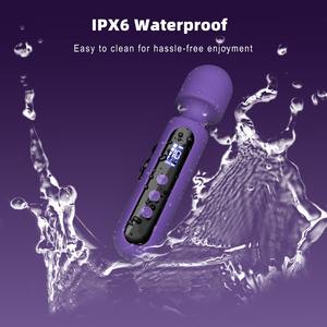 Vibrateur rechargeable à 10 vitesses avec écran LCD, bâton vibrant pour adultes - Product Image 6