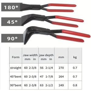 Nouveau matériel ensemble d'outils plat multifonctionnel Durable antirouille pliant réparation automatique multi-spécifications pliage <span class=keywords><strong>pince</strong></span> à tôle - Product Image 4