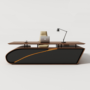 <span class=keywords><strong>2025</strong></span> Ông Chủ mới bàn gỗ cho ông chủ quản lý giám đốc điều hành Bàn máy tính bằng gỗ để sử dụng văn phòng - Product Image 2