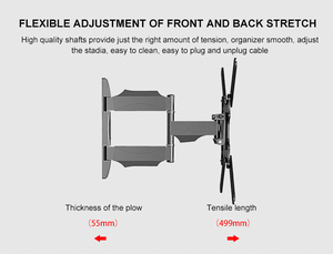 Tlit Full Motion <strong>for</strong> 17"-<strong>55</strong>" <strong>Inch</strong> LED/LCD Display <strong>TV</strong> <strong>Bracket</strong> - Product Image 3