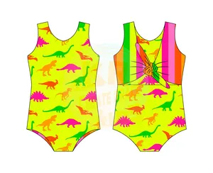Summer Bulk Kids Bikini Swimsuit Bathing Suit Toddler Sunsuit Baby Girl One Piece Print Cute Swimwear
