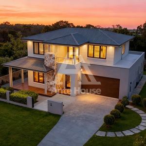 दो बेडरूम पूर्वनिर्मित पोर्टेबल लक्जरी दो-परत मॉड्यूलर आसान हल्के स्टील फ्रेम लिविंग विला - Product Image 3