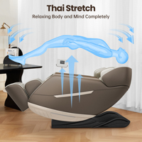 Mécanisme de massage 3D SL Track, un bouton, zéro gravité, 28 airbags, contrôle par application, 21 programmes automatiques, chauffage lombaire