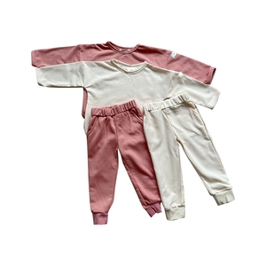 Conjunto de Otoño para Bebés y Niños Pequeños, Sudadera de Felpa Francesa de Manga Larga y Pantalones con Bolsillos, Traje Deportivo para Bebé - Product Image 2
