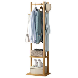 Floor-standing <b>clothes</b> <b>rack</b> for bedroom, simple and minimalist indoor <b>clothes</b> <b>rack</b>, home clothing storage <b>rack</b> - Product Image 5