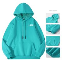 Sweat-shirt à capuche personnalisé pour hommes avec logo, motif d'équipe imprimé, coupe oversize, vêtements de travail pour équipes d'entreprise