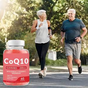 CoQ10 sin azúcar Gummies Coenzima <span class=keywords><strong>Q10</strong></span> para adultos Co <span class=keywords><strong>Q10</strong></span> Suplemento con Omega-3 Energy Brain y soporte antioxidante - Product Image 2
