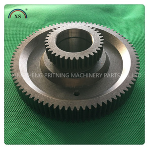 Heidelberg <b>Printing</b> Accessories Sm Pm74 Ink Roller Double Gear M2.010.13301 Steel Precision Part - Product Image 2