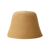 SY HATS Sombrero de cubo de paja de papel Sombrero plegable de protección solar de verano para mujer OEM personalizado disponible