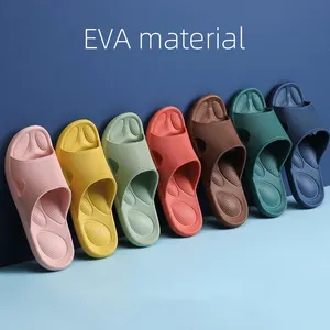 קיץ גברים נשים אנטי להחליק בית EVA רך מקלחת שקופיות נעלי הנעלה סיטונאי קל ללבוש עיסוי נעלי בית
