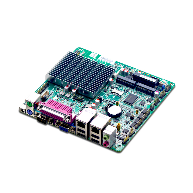 X86 J1900 4 Core DDR3 Single Channel Integrated Dual Ethernet Fanless Mini ITX Desktop Motherboard New