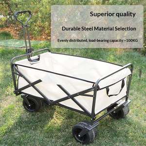 Chariot de transport pliable industriel personnalisable, petit chariot de camping extérieur, chariot de rangement, chariot <span class=keywords><strong>utilitaire</strong></span> pour le sport, chariot de courses - Product Image 5