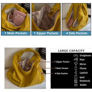 Borsa Tote in tela Vintage personalizzata borsa da <span class=keywords><strong>donna</strong></span> - Product Image 4