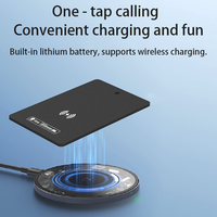 Traceur GPS Ultra Fin Anti-Perte, Localisateur Carte Intelligente Étanche Rechargeable Double Système Certifié Google pour Clés, Animaux, Enfants, Wi-Fi