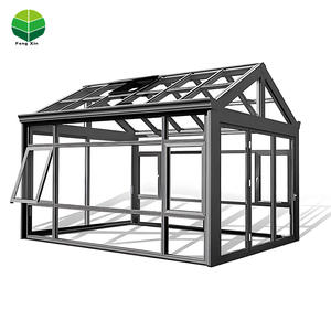 Maison Maisons préfabriquées Solariums Maisons en verre Solarium Verre Véranda Solarium en alliage <span class=keywords><strong>d</strong></span>'aluminium Maison de verre - Product Image 6