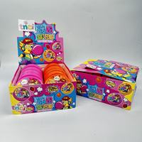 TNCI Vente en gros de poudre acidulée pour chewing-gum à bulles, ensembles amusants à thème fruité, collations interactives pour enfants, commande en gros, boîte